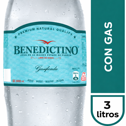 🫧❄️ Sparkling Six Pack 6×3L | Agua con Gas Pura para Combatir el Calor del Verano ☀️💧
