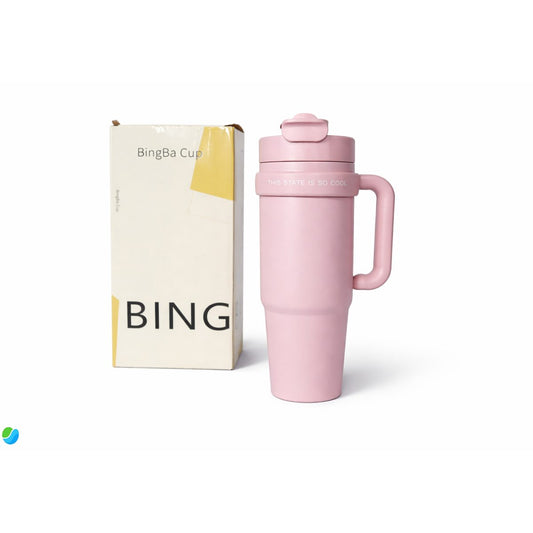 🌟 LiquidLife Companion Mug 980ml – Isotérmico Doble Capa para Frío y Caliente 12h 💧🔥❄️