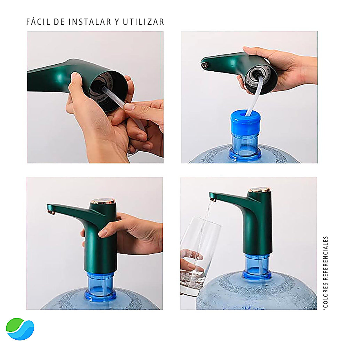 💧 Liquid Flow-Link™ | Dispensador Agua Eléctrico – Bomba USB para Bidón y Garrafón 🔗✨
